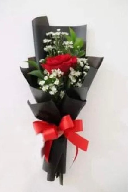 Single Rose Wrap 