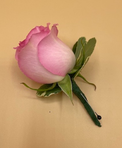Single Rose Boutonniere Boutonniere