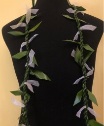 Single Ti Leaf With Ribbon 