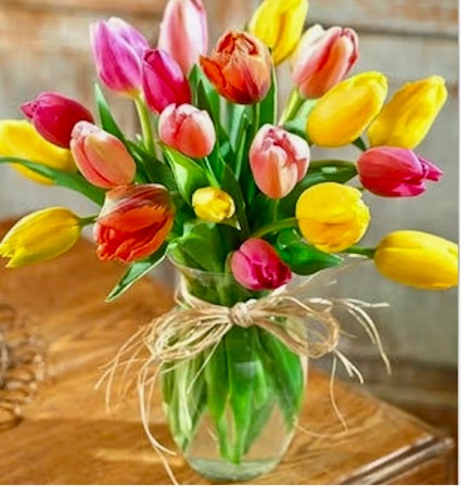 Sip of Spring Vase Arrangement