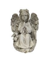 Sitting Angel Garden Statue