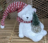 Sitting Bear with tree 