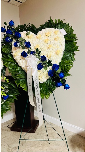 Sky blue  Standing crown
