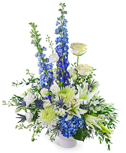 Skybound Stillness Flower Arrangement
