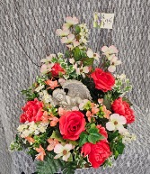 Sleeping Angel Cherub in the Garden 