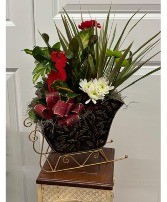 Sleigh Bells Ring Dish Garden