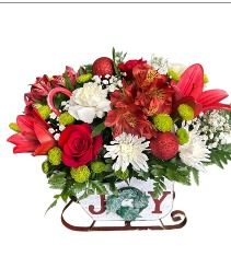 Sleigh Christmas Arrangament  