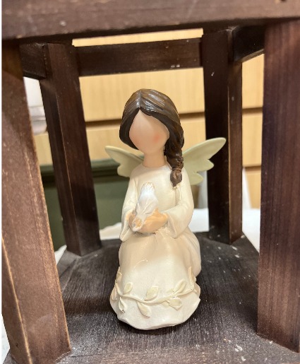 Small Angel with Dove  