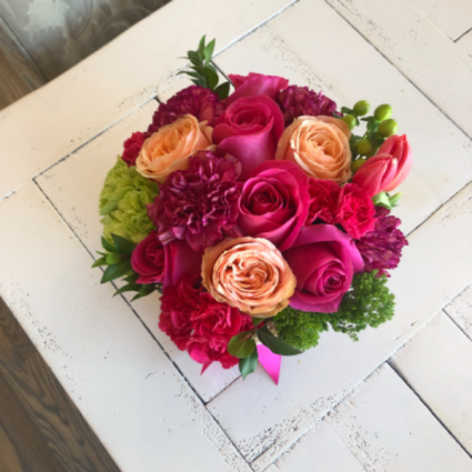 Summer Fruits Flower Box Arrangement Assorted Flowers