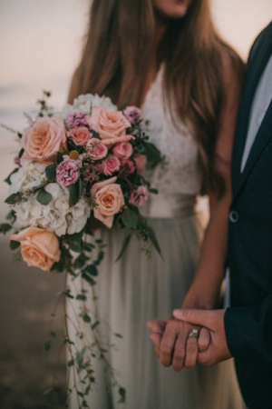 Small Cascading Bridal Bouquet