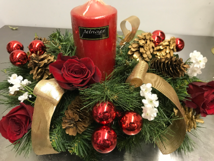SMALL CENTERPIECE CANDLE CENTERPIECE