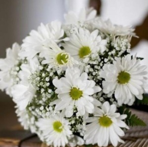 small daisy hand held bouquet 