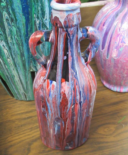 Small Hand-Painted Vase 