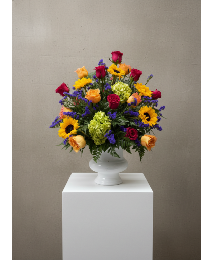 Small sunflower Urn  