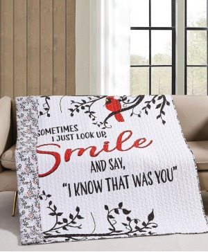 Smile Cardinal Blanket 