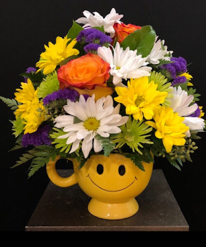 Smile time mug Smiley face mug
