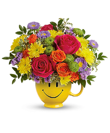 Smiley Face Bouquet Arrangement in Trumann, AR | Blossom Events & Florist