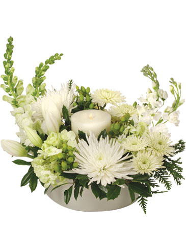 SNOW WONDER Arrangement in Herkimer, NY | FLOWERS BY SUZANNE