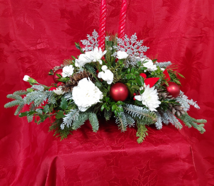 Snowflake Centerpiece Fresh