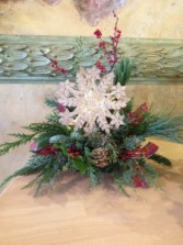 SnowFlake Centerpiece Christmas