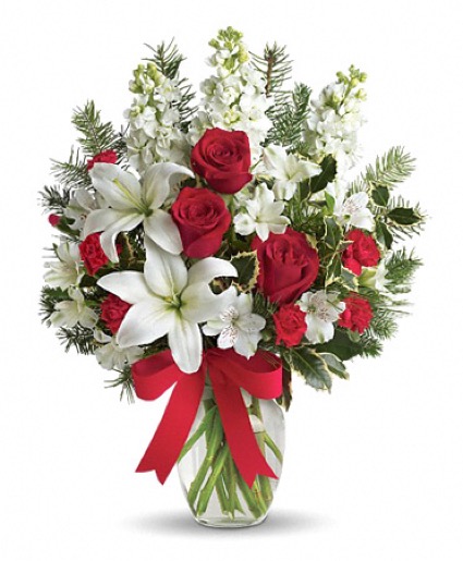 Snowflake Holiday  Fresh flowers 