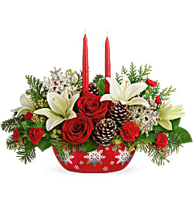 Snowflake Treasure Centerpiece 