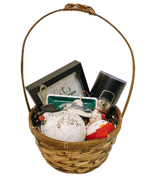 SF Snowman Holiday Basket Gift Basket