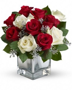 Snowy Night Bouquet Holiday Arrangement