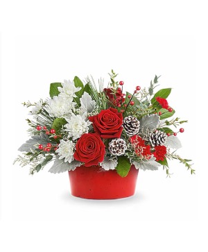 Snowy Pines Centerpiece 