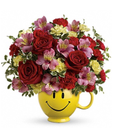 So Happy You're Mine Flower Arrangement