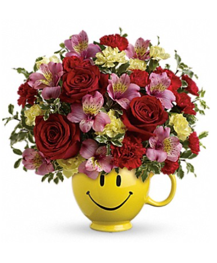 So Happy You're Mine Flower Arrangement