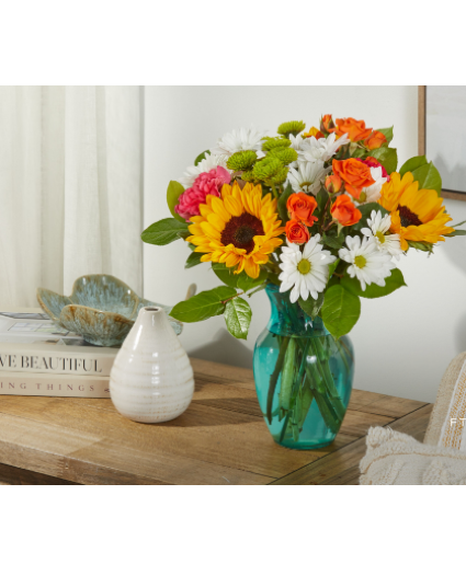Sunshine Bouquet Vase Arrangement