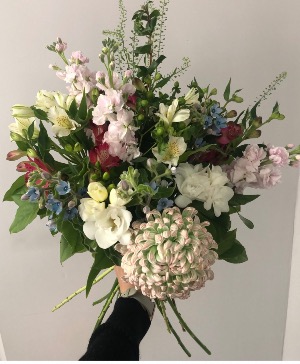 Soft and Elegant  Hand-Tied Bouquet