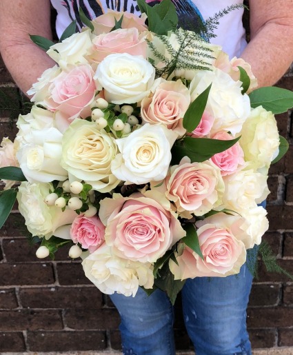 Soft and Pink Wedding Bouquet