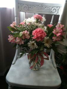 Soft and Pretty Pastel Vase Arrangement