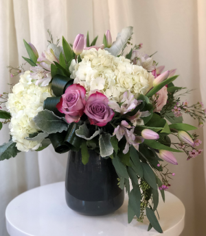 Soft and Sweet  Vase Arrangement 