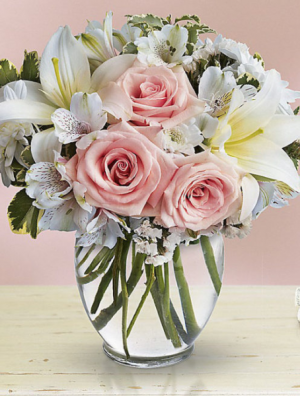 Soft and Sweet Vase Arrangement  Substitutions Maybe Necessary