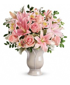 T278-6 Soft and Tender Keepsake Vase