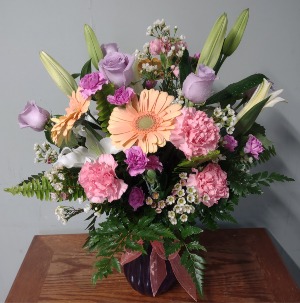 Soft Daisies & Lilies Fresh Arrangement