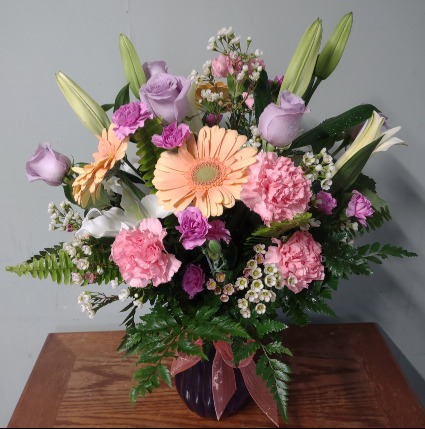 Soft Daisies & Lilies Fresh Arrangement