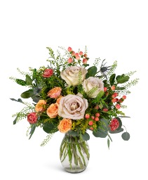 Soft Heather Haven Flower Arrangement