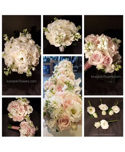 "Blushing Pinks" Wedding Flowers