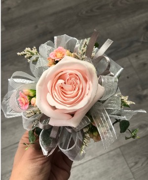 Soft pink and silver 