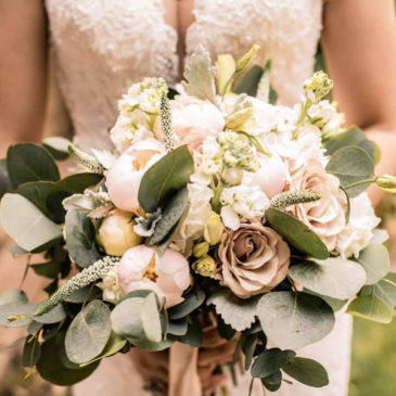 Soft Pink Bridal Bridal Bouquet in New Providence, IA | The Rustic Rose