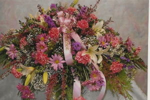 Soft shaded of beauty casket spray