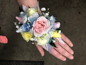 Sunny Spring Wrist Corsage