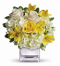 Soft Sunrise Cube Vase