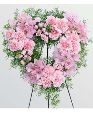 Softly From The Heart Standing Spray in Chicora, PA | Lily Dale Floral Design Studio