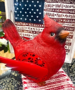 Solar Light Up Cardinal 