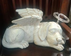 Solar Resin Memorial Dog Pet Memorial